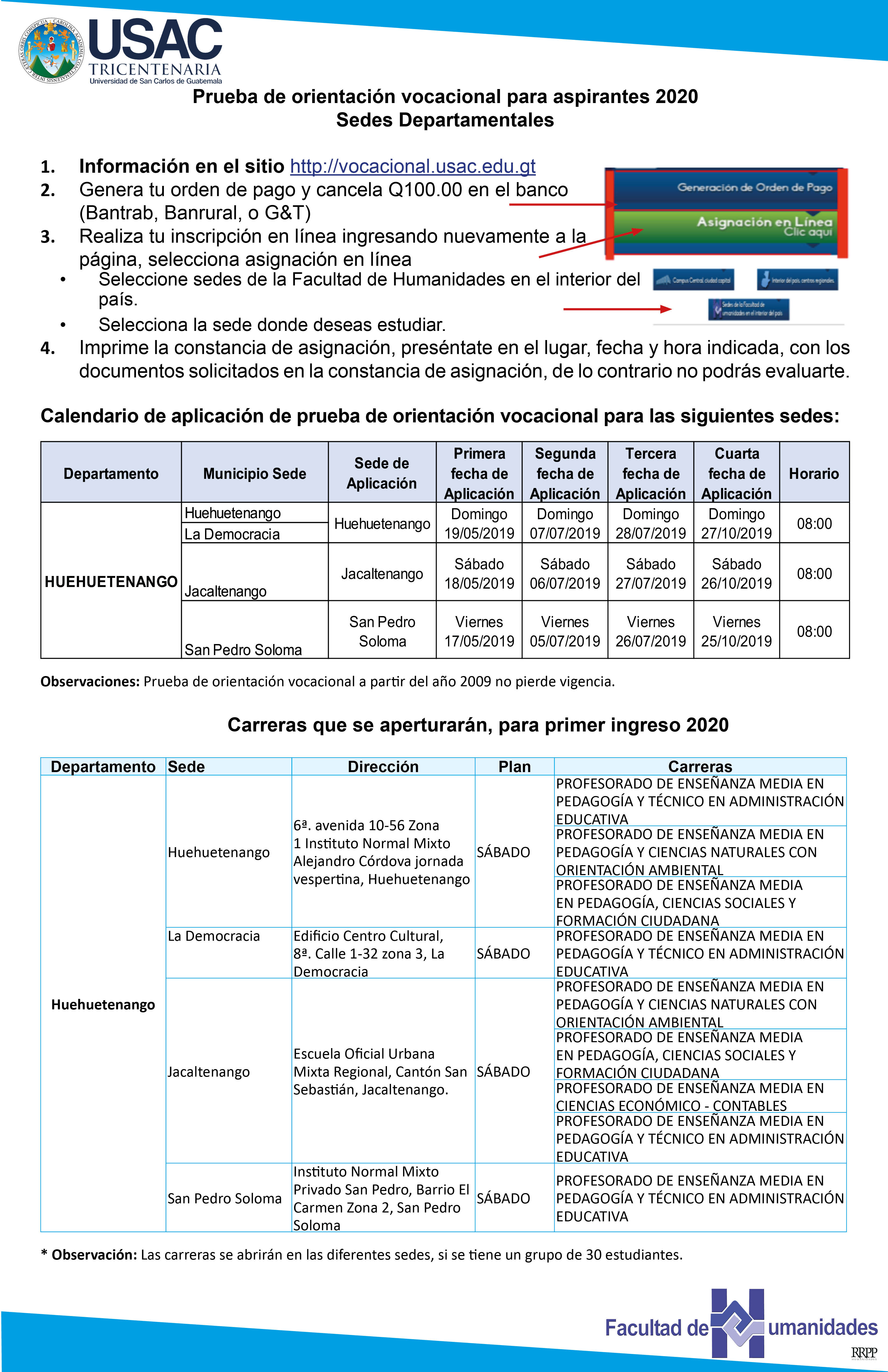 No hay información