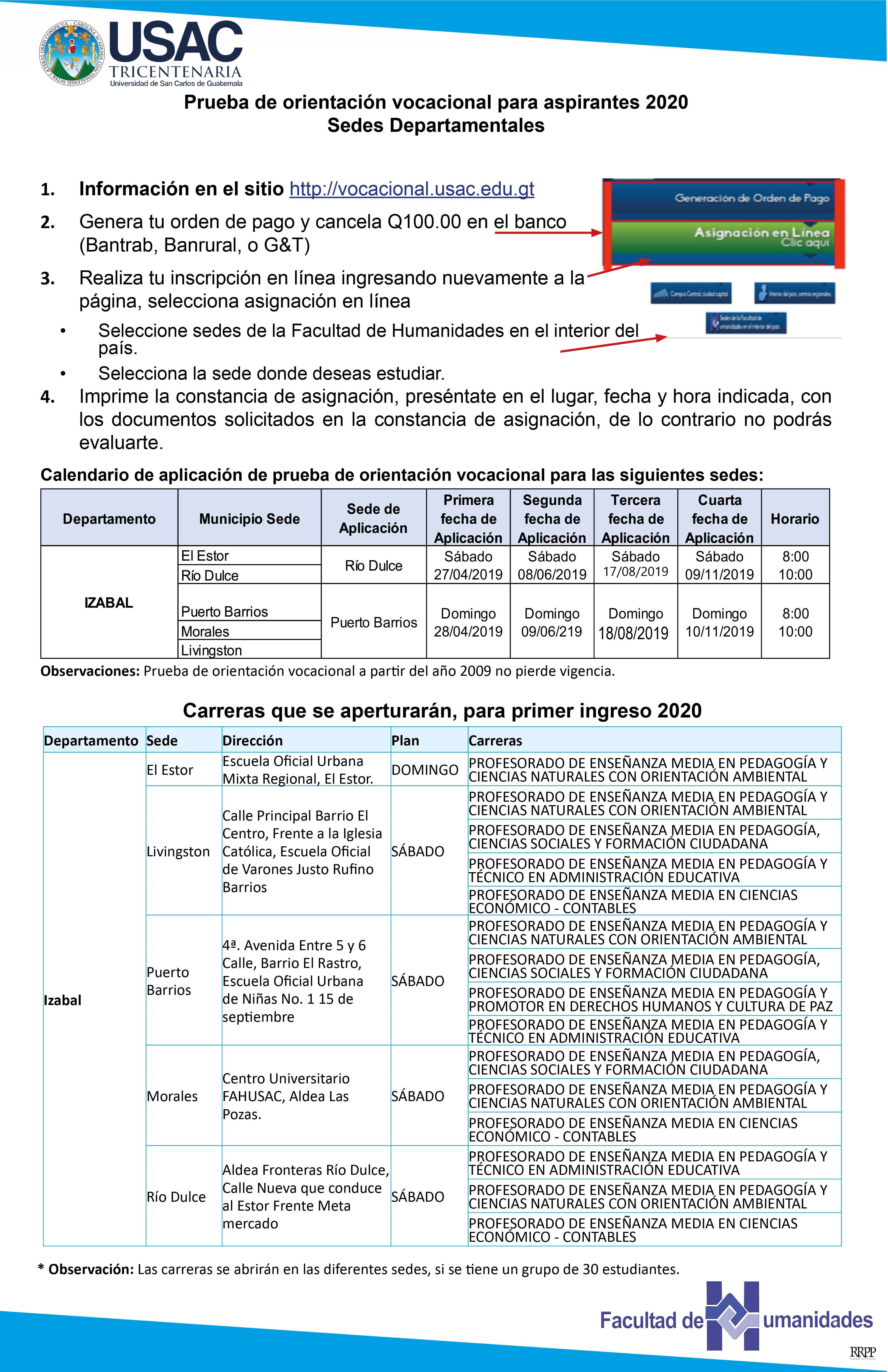 No hay información