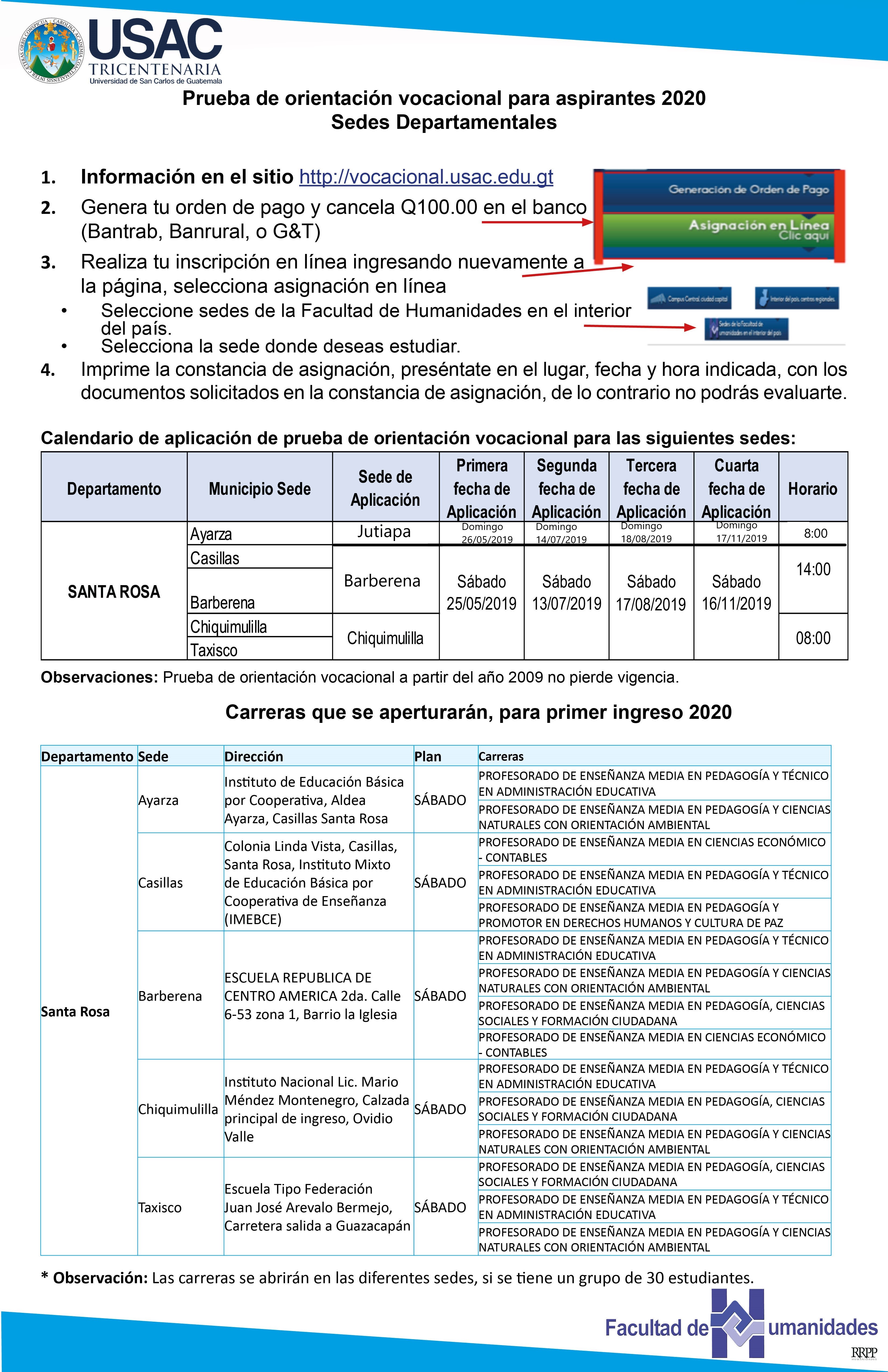 No hay información