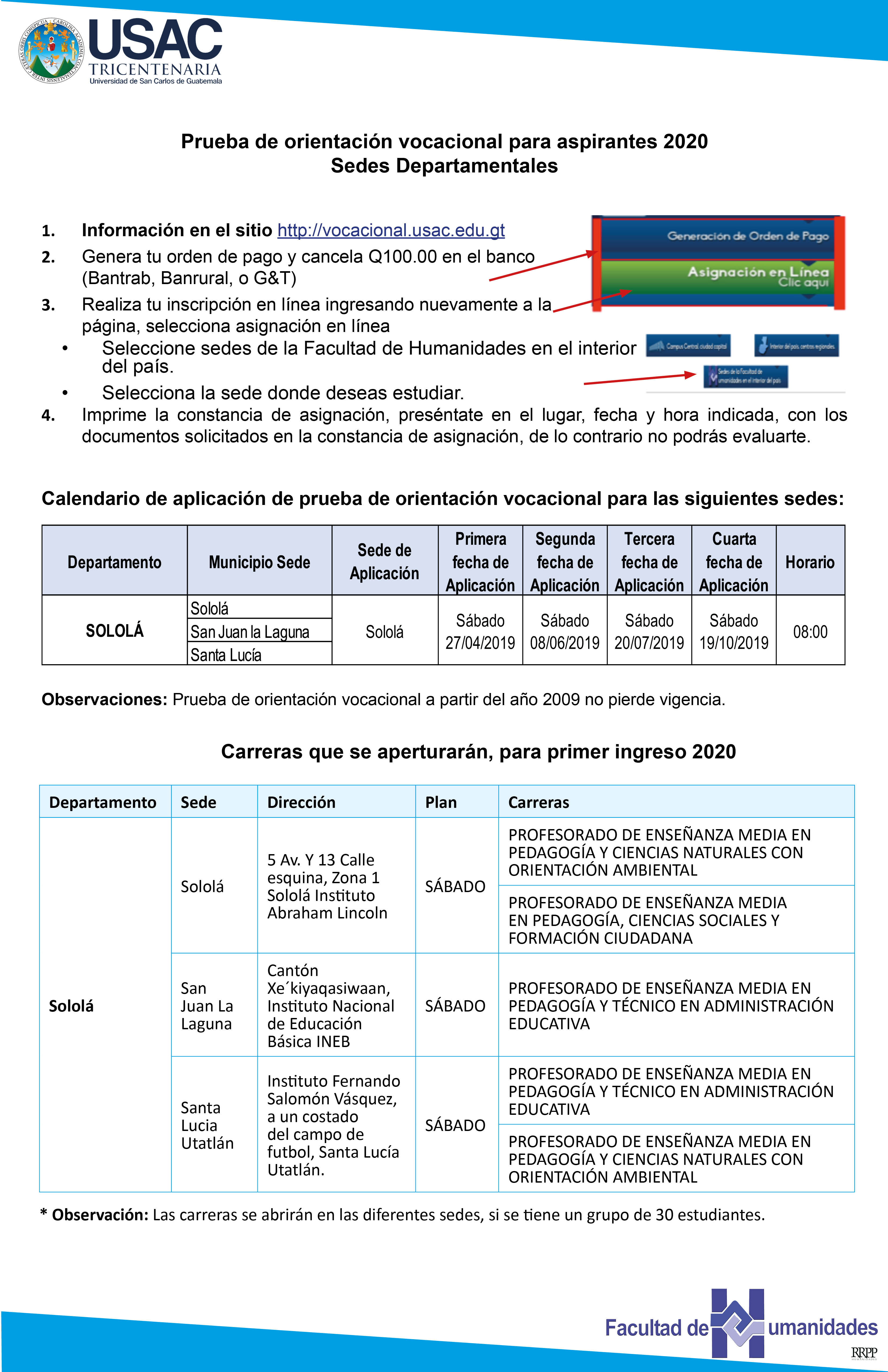 No hay información