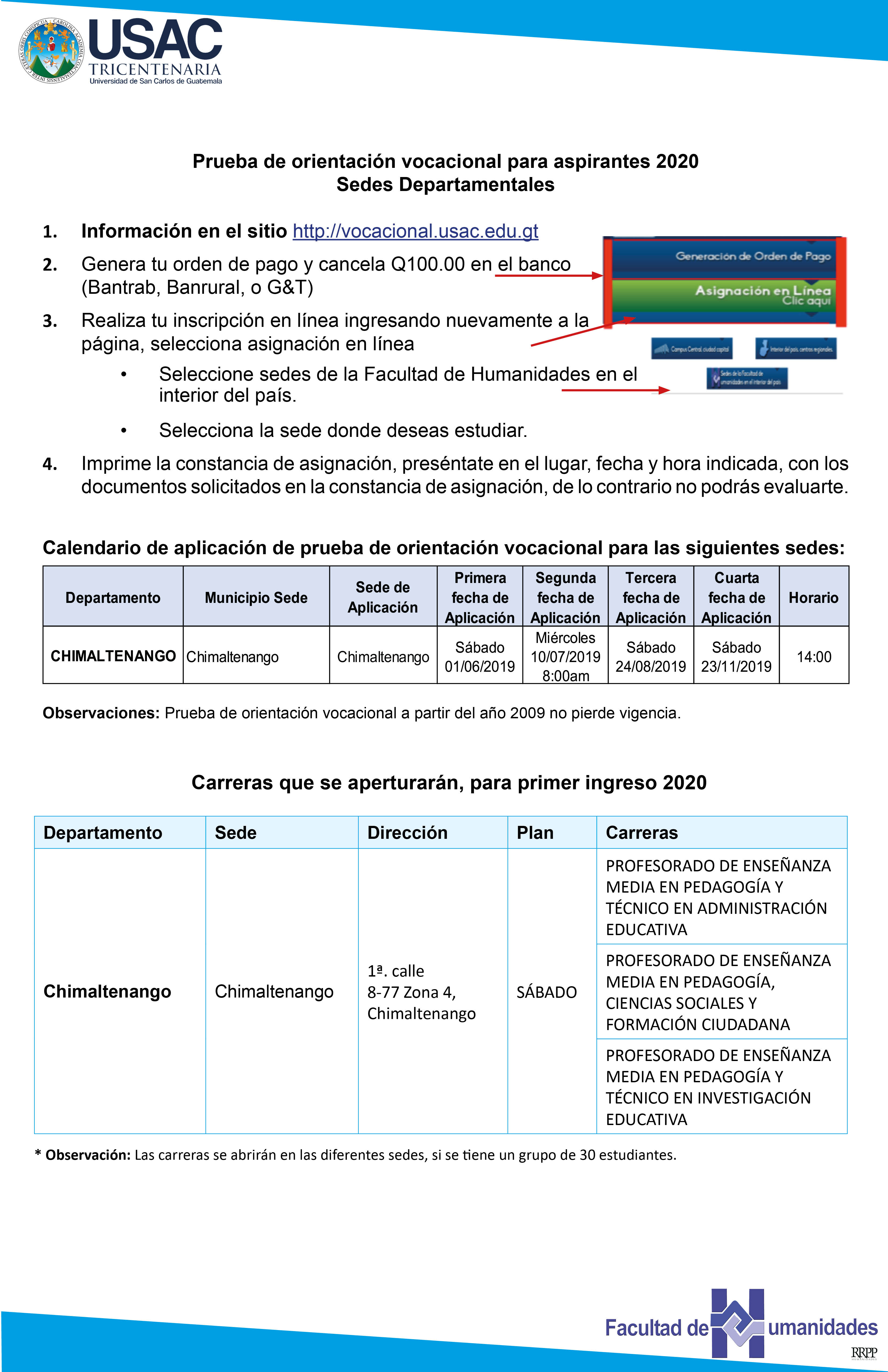 No hay información