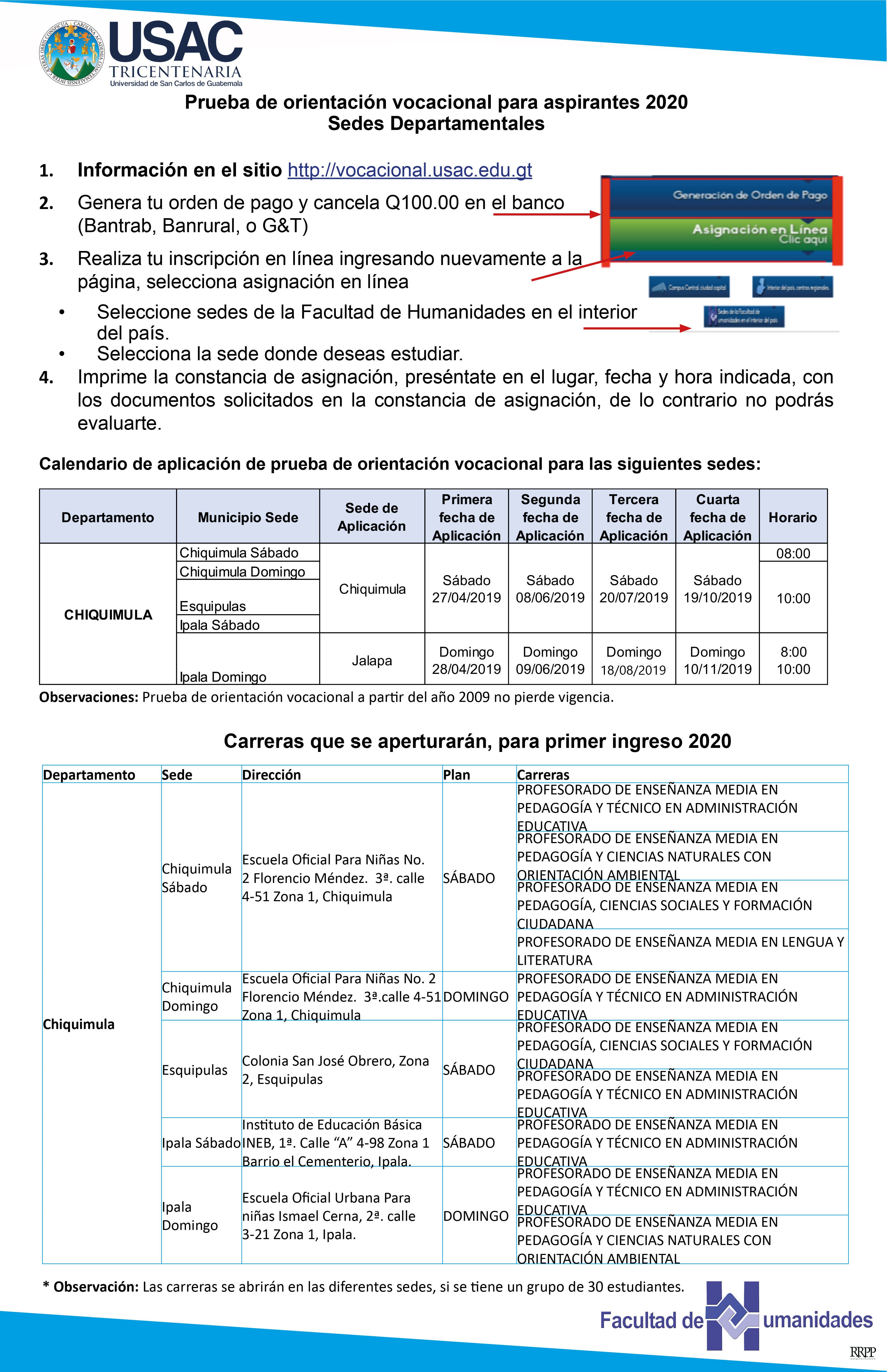 No hay información