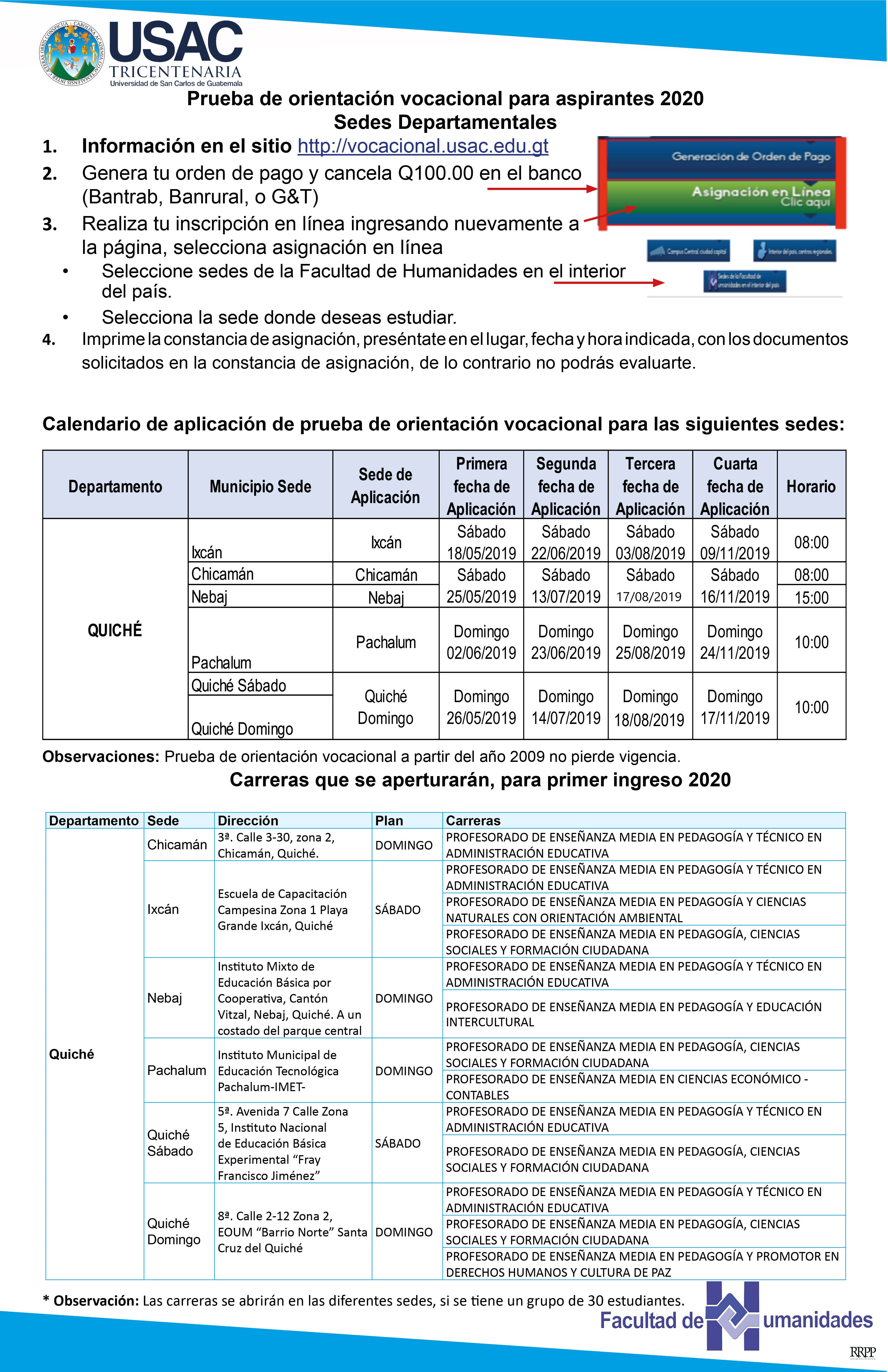 No hay información
