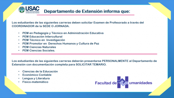 Departamento de Extensión