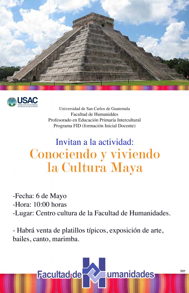 afiche cultura maya